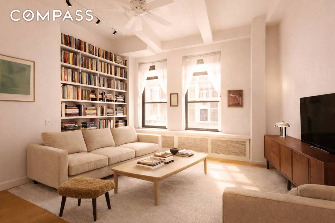 Some images have been virtually staged This unique, sun filled Chelsea Loft captures everything you love about downtown living soaring high ceilings, oversized south facing windows, and a flexible layout ...