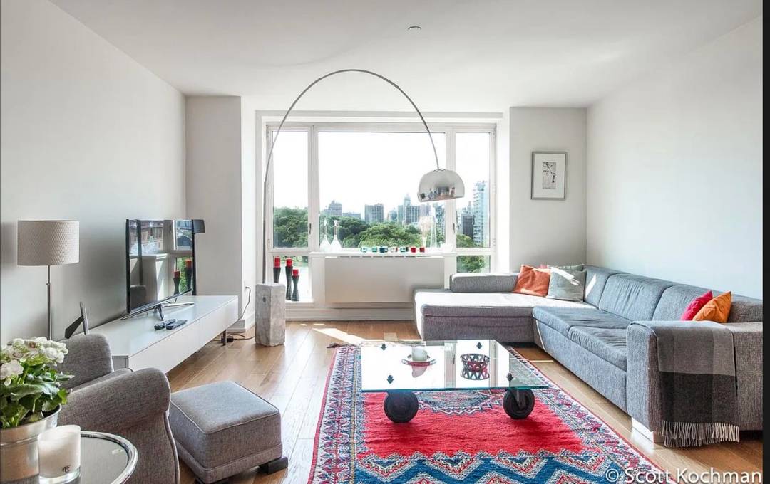Central Park views from every window in this stunning split two bedroom.