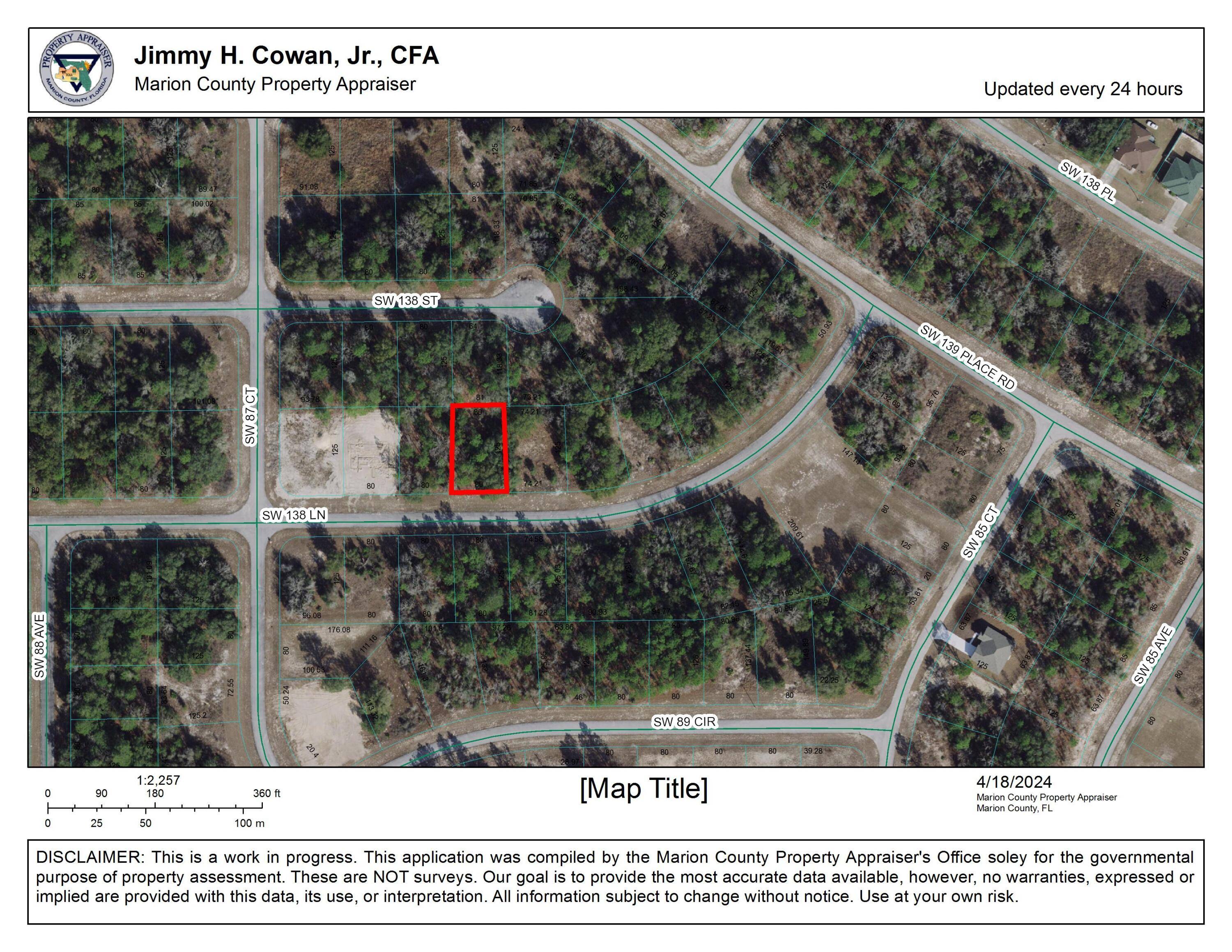 Nice lot in fast growing Marion Oaks, located in Marion County Florida, 80 x 125 residential lot available for your Florida dream home.