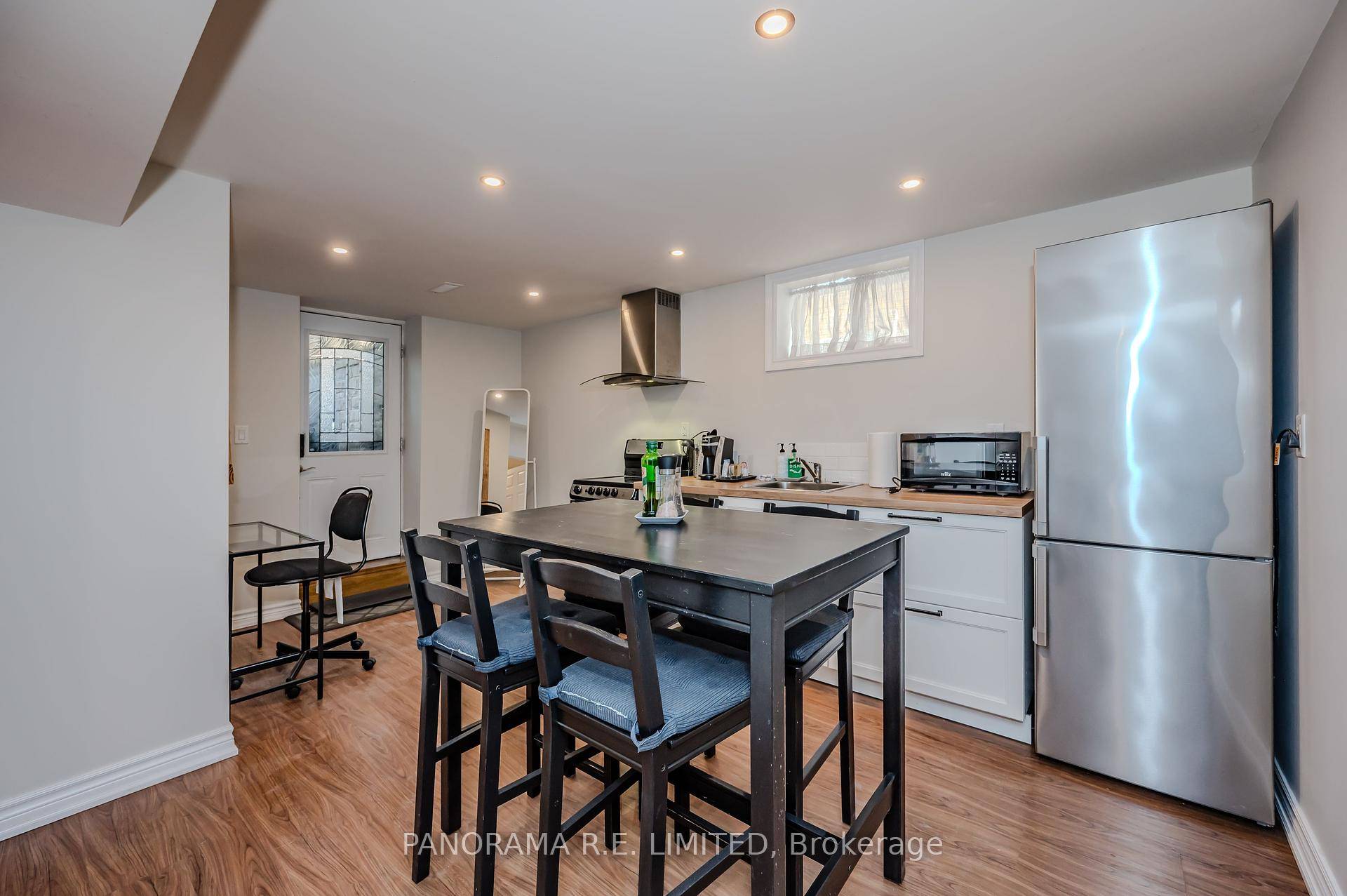 Stunning and fully furnished 1 bedroom lower level unit rental.