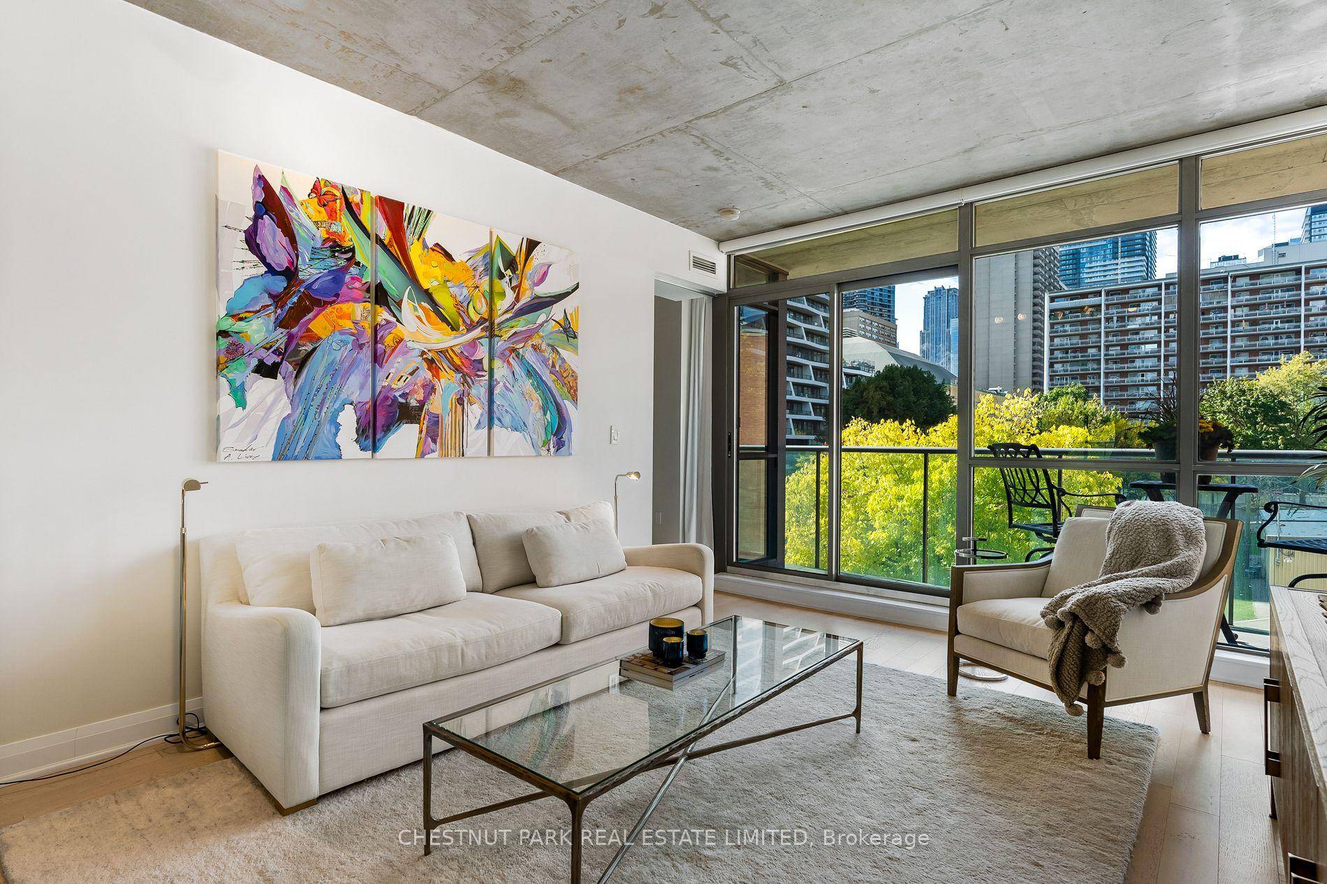 Welcome to this impeccably renovated 2 bedroom, 2 bathroom residence in the coveted north tower of radioCITY a landmark address that blends contemporary style with downtown convenience.