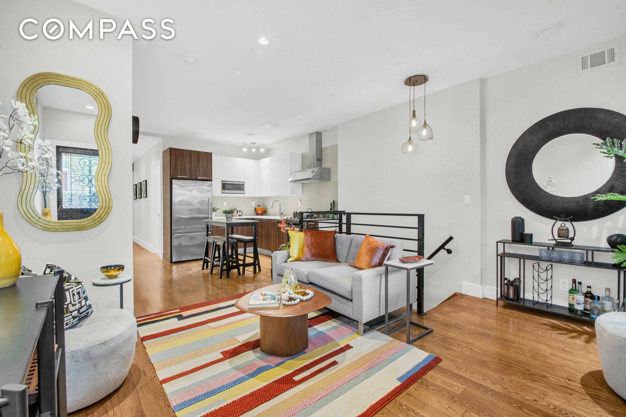 This stunning garden level duplex at 159 161 West 126th Street offers a unique space with lots of light in the heart of Harlem.
