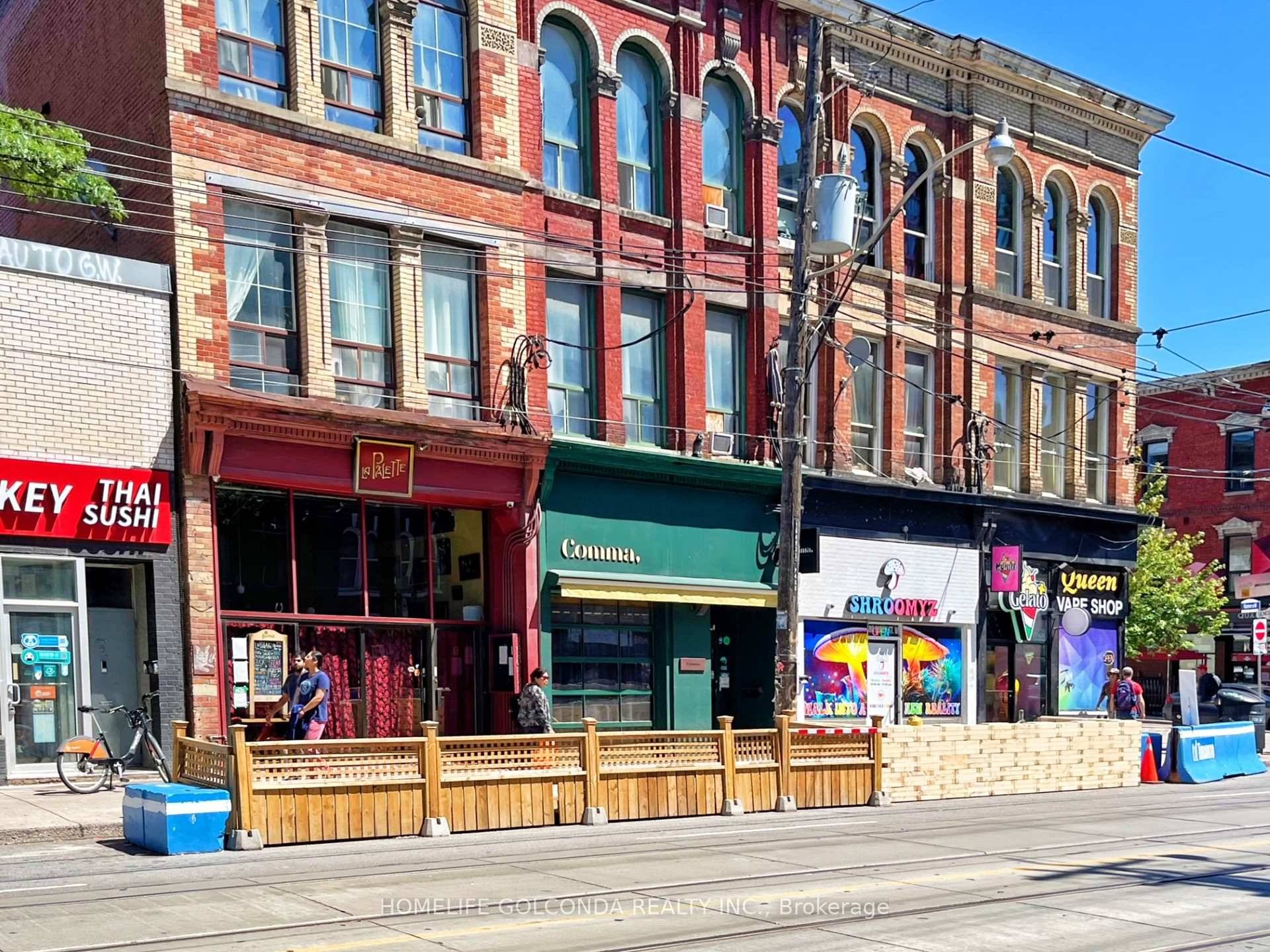 Incredibly Rare 3 Stores Fully Leased Building On Queen Street West with considerable Net Income.