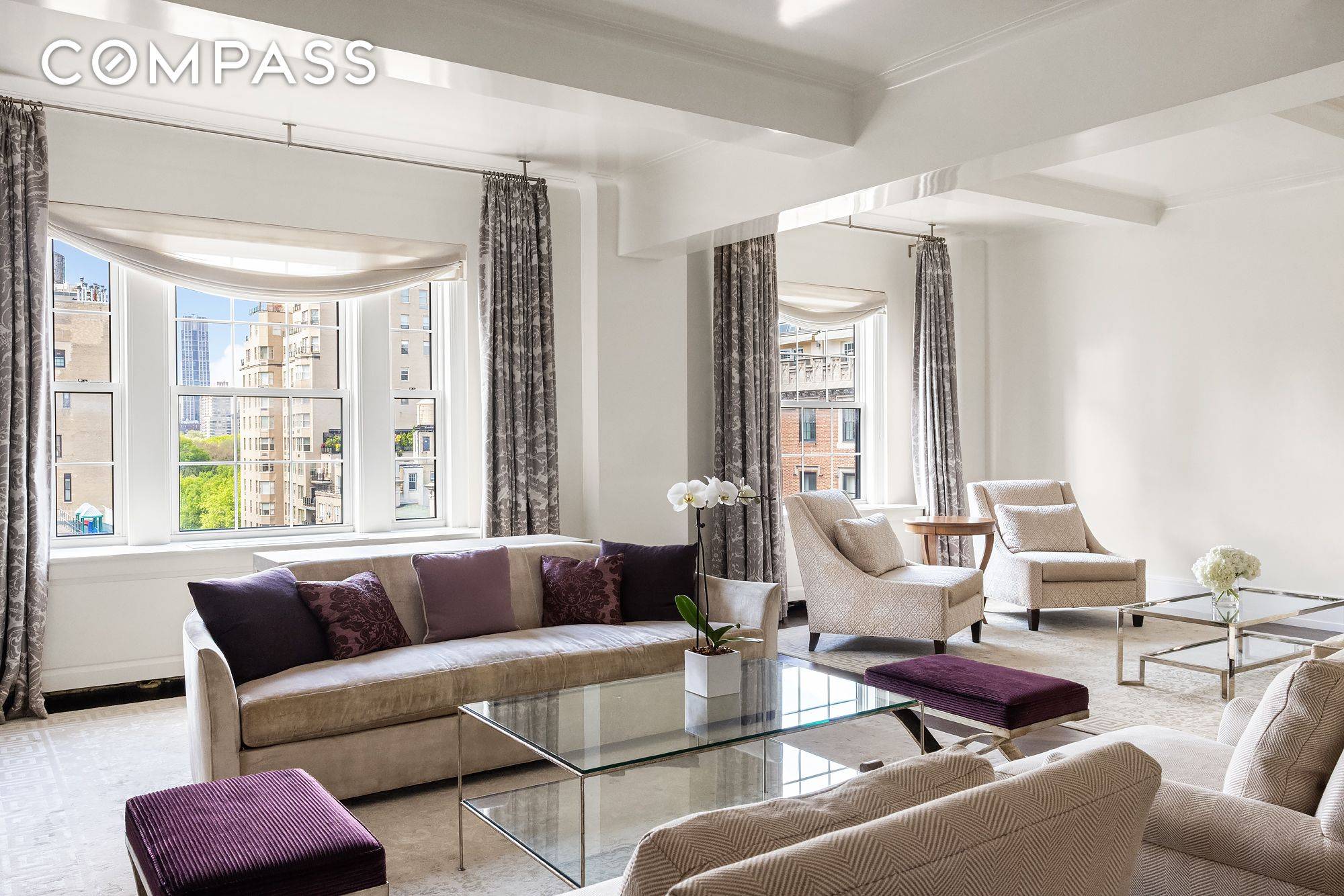 Residence 12B at 40 East 66th Street Six Bedrooms Six Bathrooms Den Powder Room 4, 913 SF A Rare Triple Mint in Rosario Candela Condominium on Madison Avenue with Interiors ...