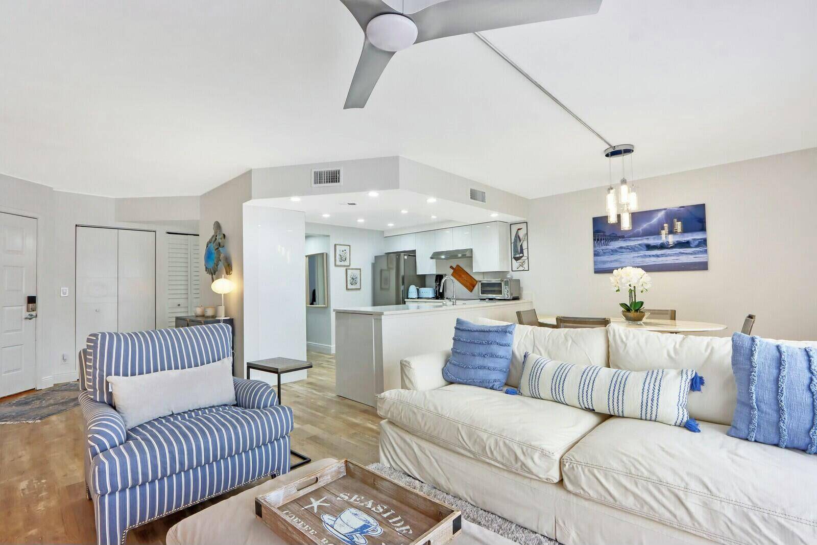 Paid in full last assessment, this stunning top floor unit at Jupiter Ocean Racquet Club is perfect for full time residents, snowbirds, or savvy investors.