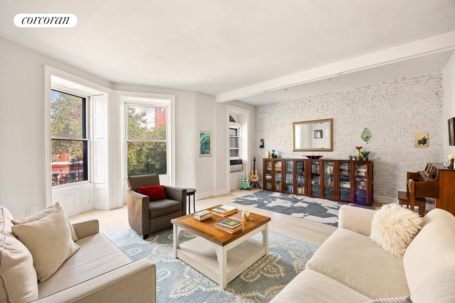 Come home to the perfect blend of old and new in this stunning and spacious architecturally designed 3 bed, 2 bath apartment in prime Park Slope.