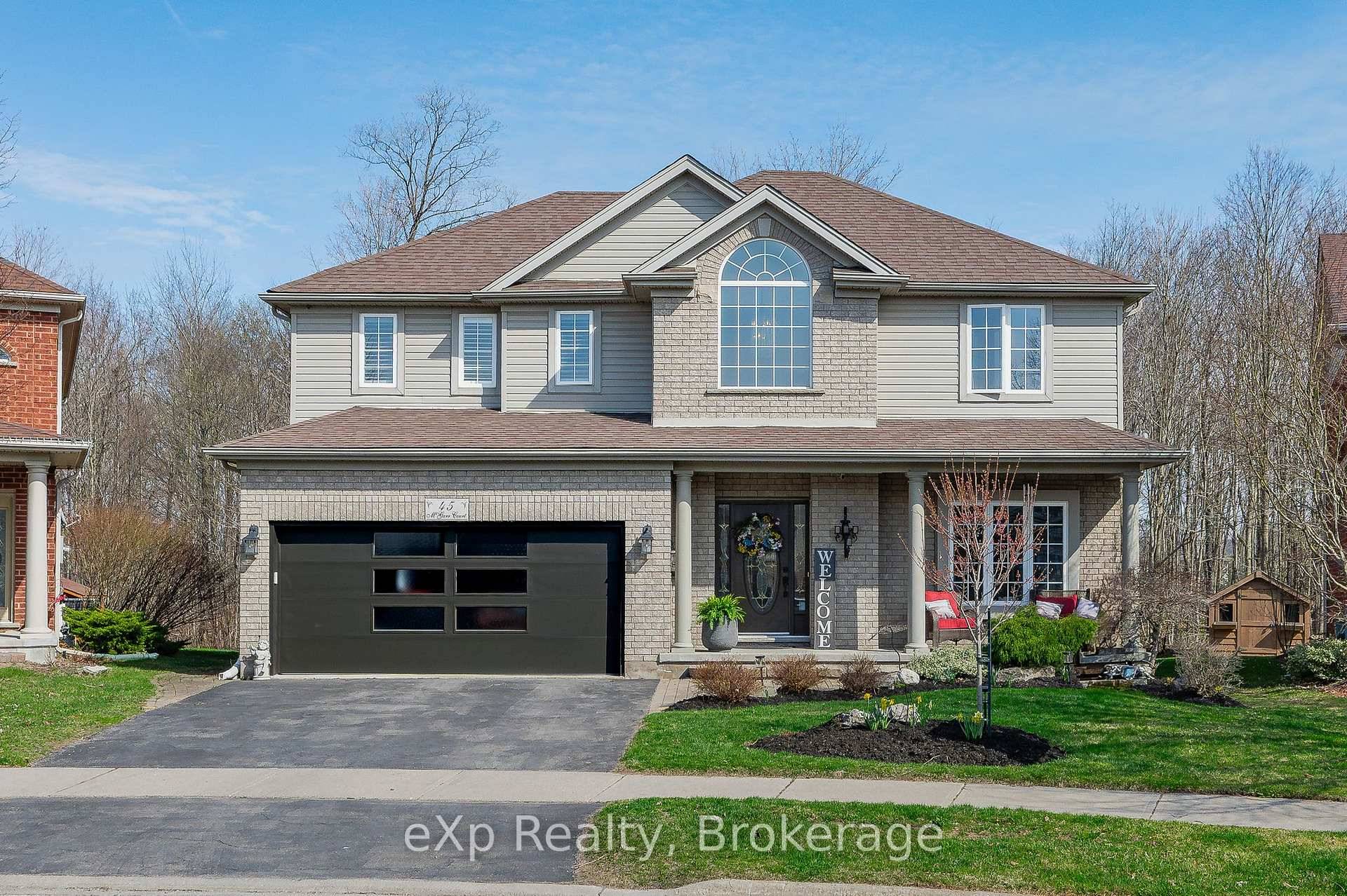 Located on a quiet court in the south end of Guelph and backing onto greenspace !