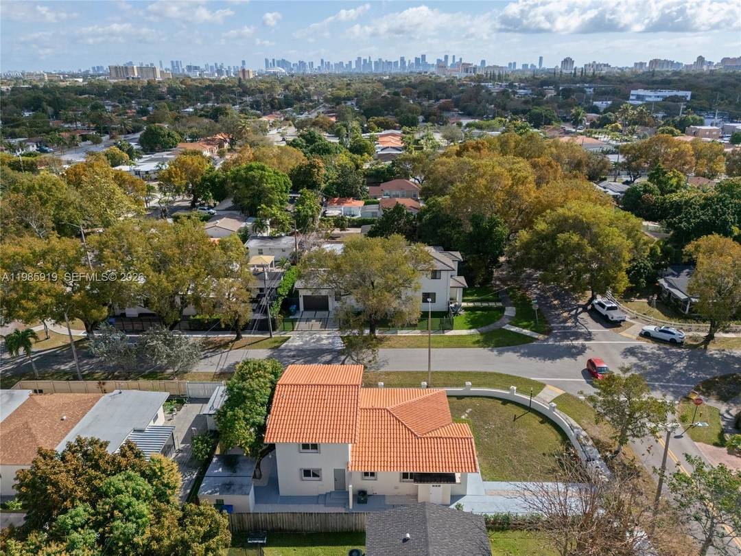 Two story Mediterranean style home with4 bedrooms and 2.