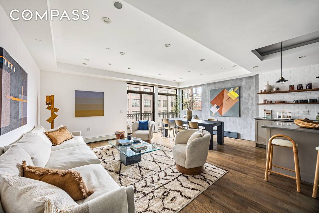 Set within a classic prewar loft building on a quiet stretch of DUMBO at the crossroads of Vinegar Hill, this two bedroom residence offers a rare combination of scale, light, ...