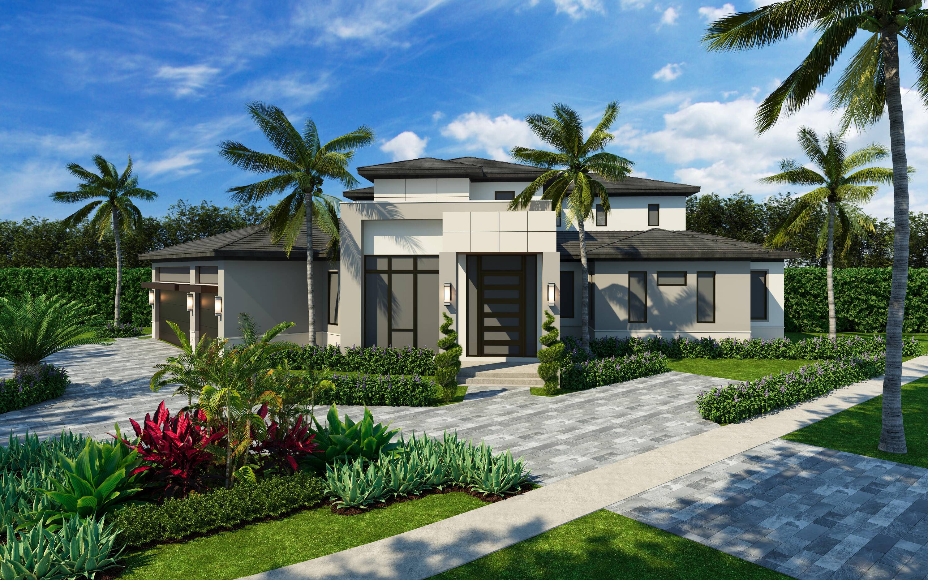 Bring your yacht and stroll to the beach, immersing yourself in the epitome of luxury at this exquisite New Construction waterfront residence.
