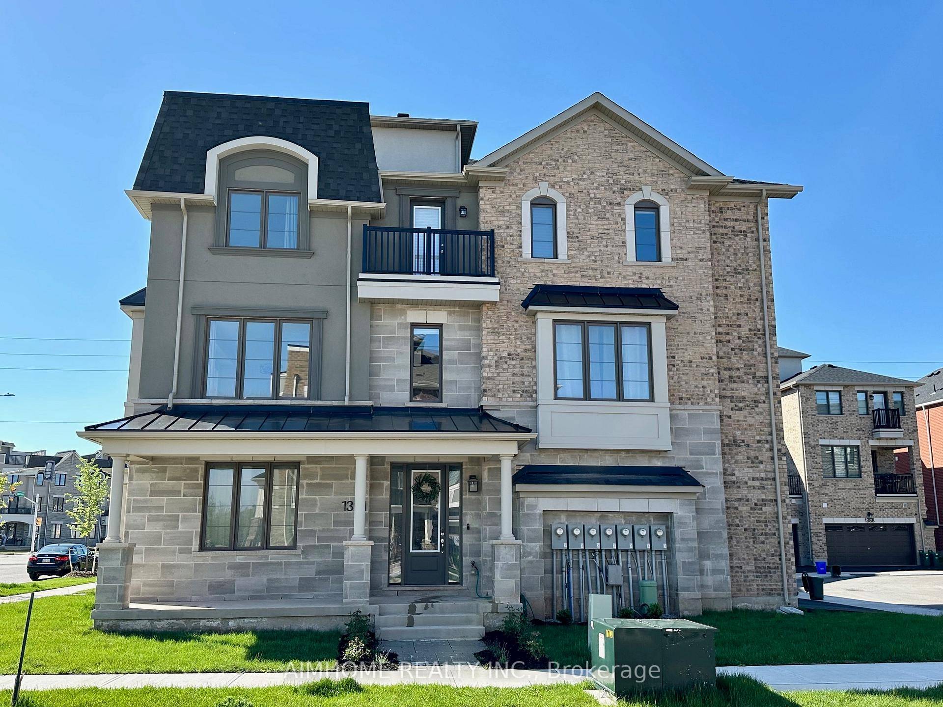 Discover this stunning, one year new, uniquely designed corner end unit townhouse that feels just like a semi, 2167sf, perfectly situated in the heart of Oakville.
