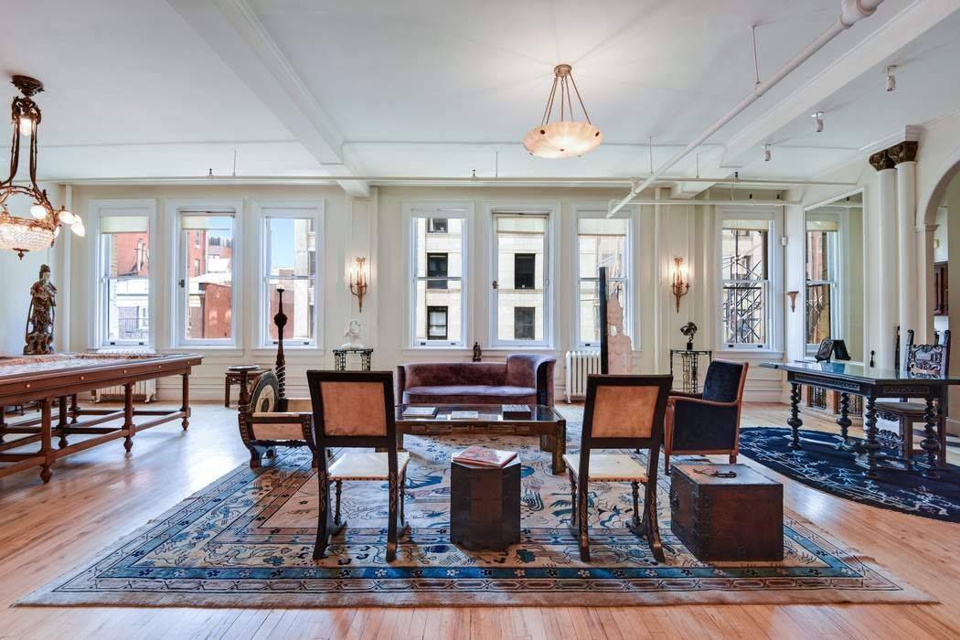 Step inside this extraordinary NoHo loft, a 3, 100 square foot corner residence that exudes timeless elegance, artistic flair, and architectural distinction.