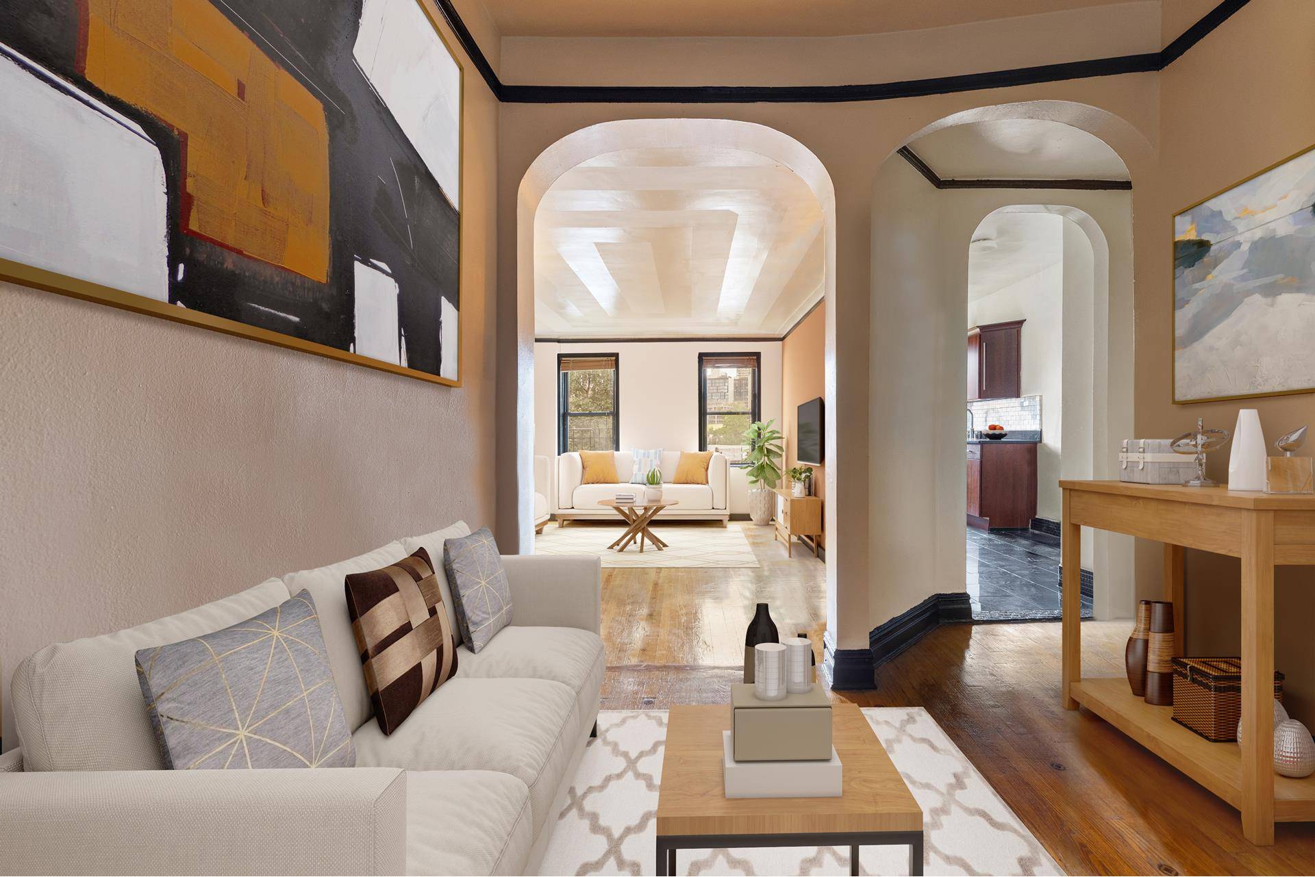 Charming XL Corner apartment in Prospect Lefferts Gardens Pre War Doorman Co op.