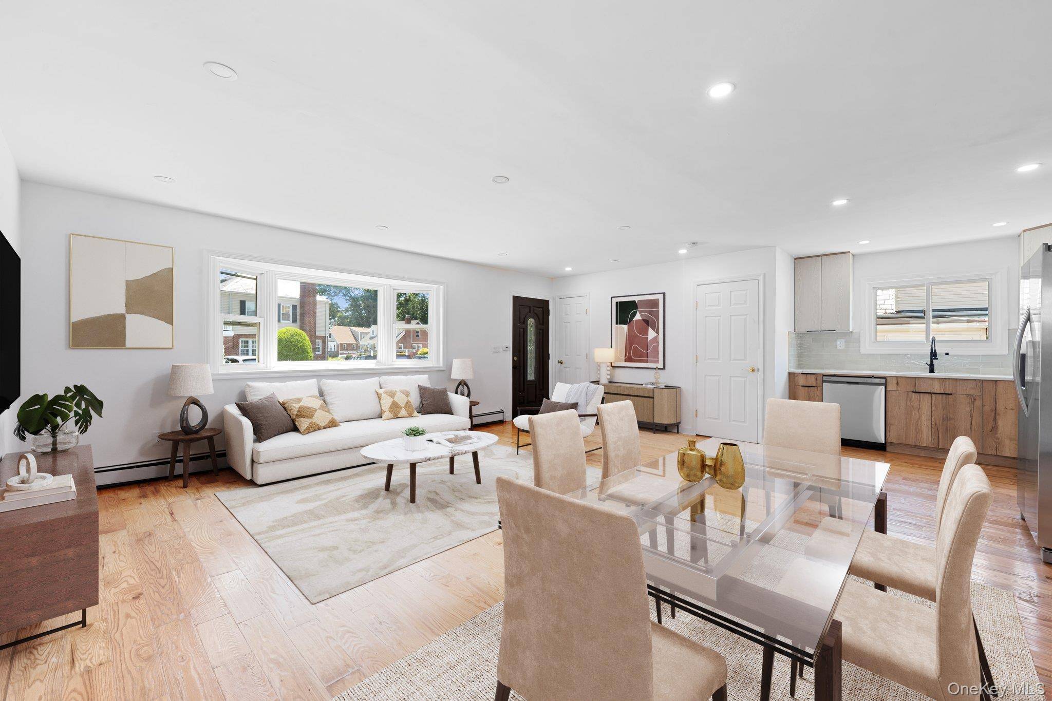 Triple mint condition, newly renovated fully detached 1 family ranch sitting on a 40x100 lot on a beautiful tree lined street of Hempstead, Just off Jerusalem Avenue.