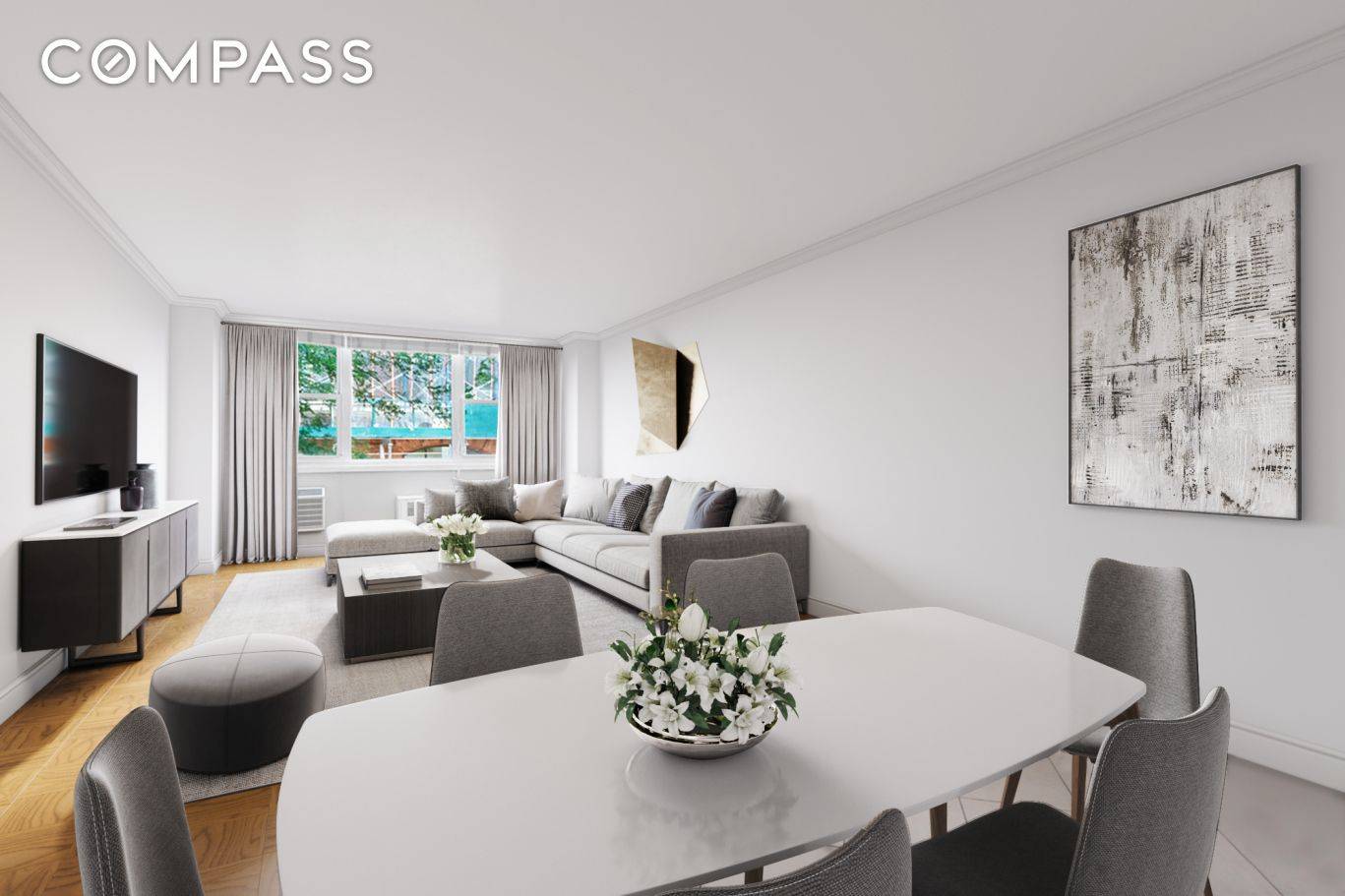 Offering the spacious one bedroom apartment 2 E with approximately 850 SF with a home office in the Vermeer which is one of the most desirable buildings downtown, which is ...