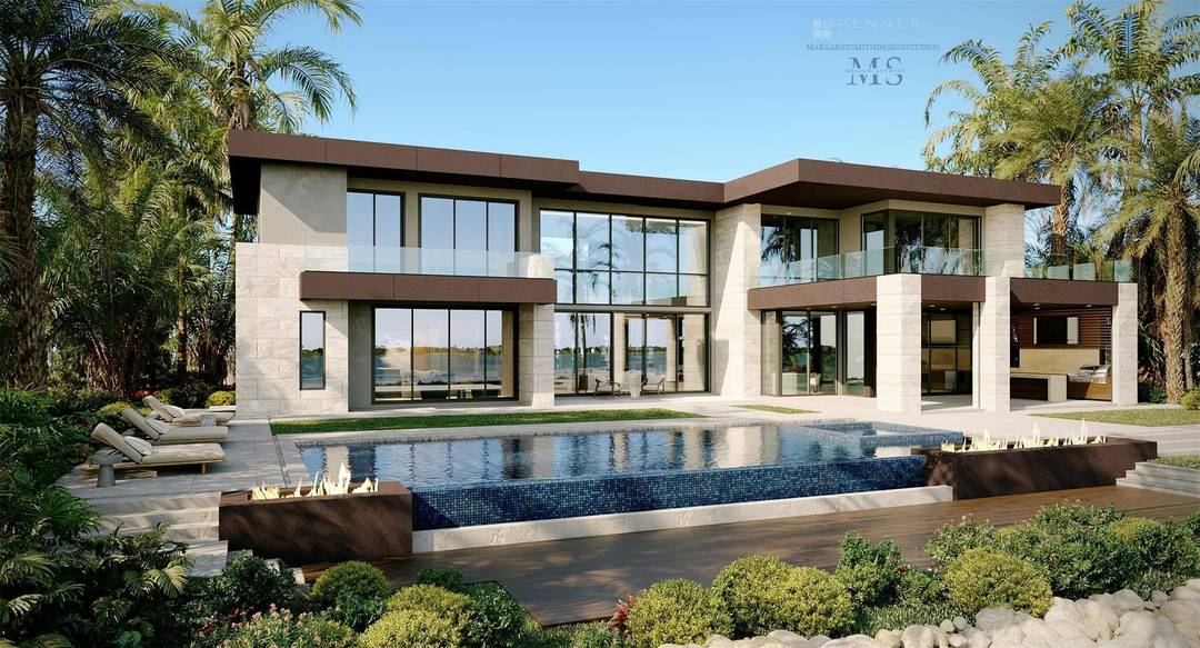 A new, contemporary 11, 000 sf waterfront home is under construction in Sailfish Point, Stuart, built by the award winning, nationally recognized Bomar Construction in collaboration w Margaret Smith Design ...