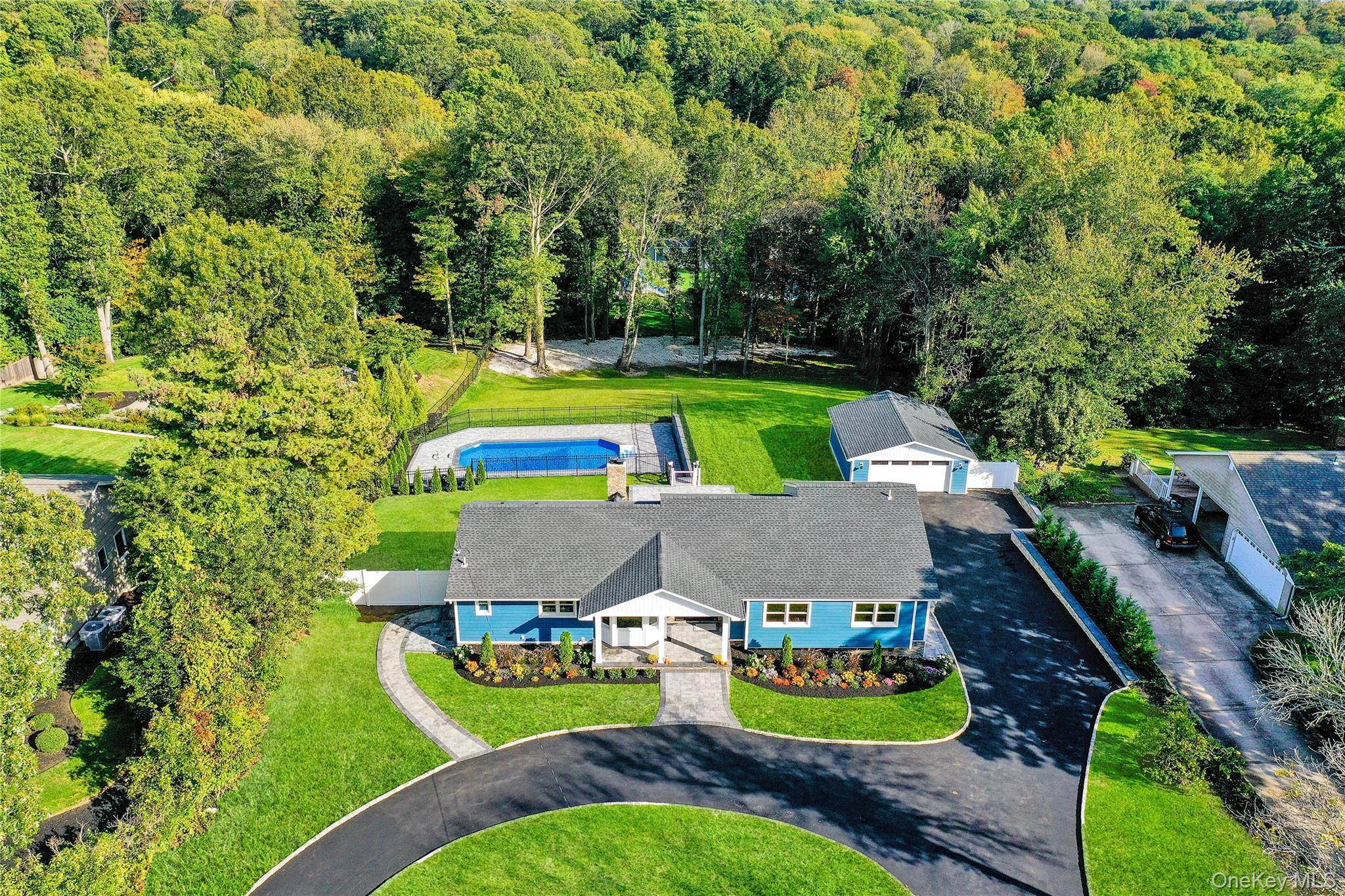 Location, location Beautifully renovated in 2025 this sprawling ranch features 3 bedrooms with large Primary suite with walk in closets large enough to share.