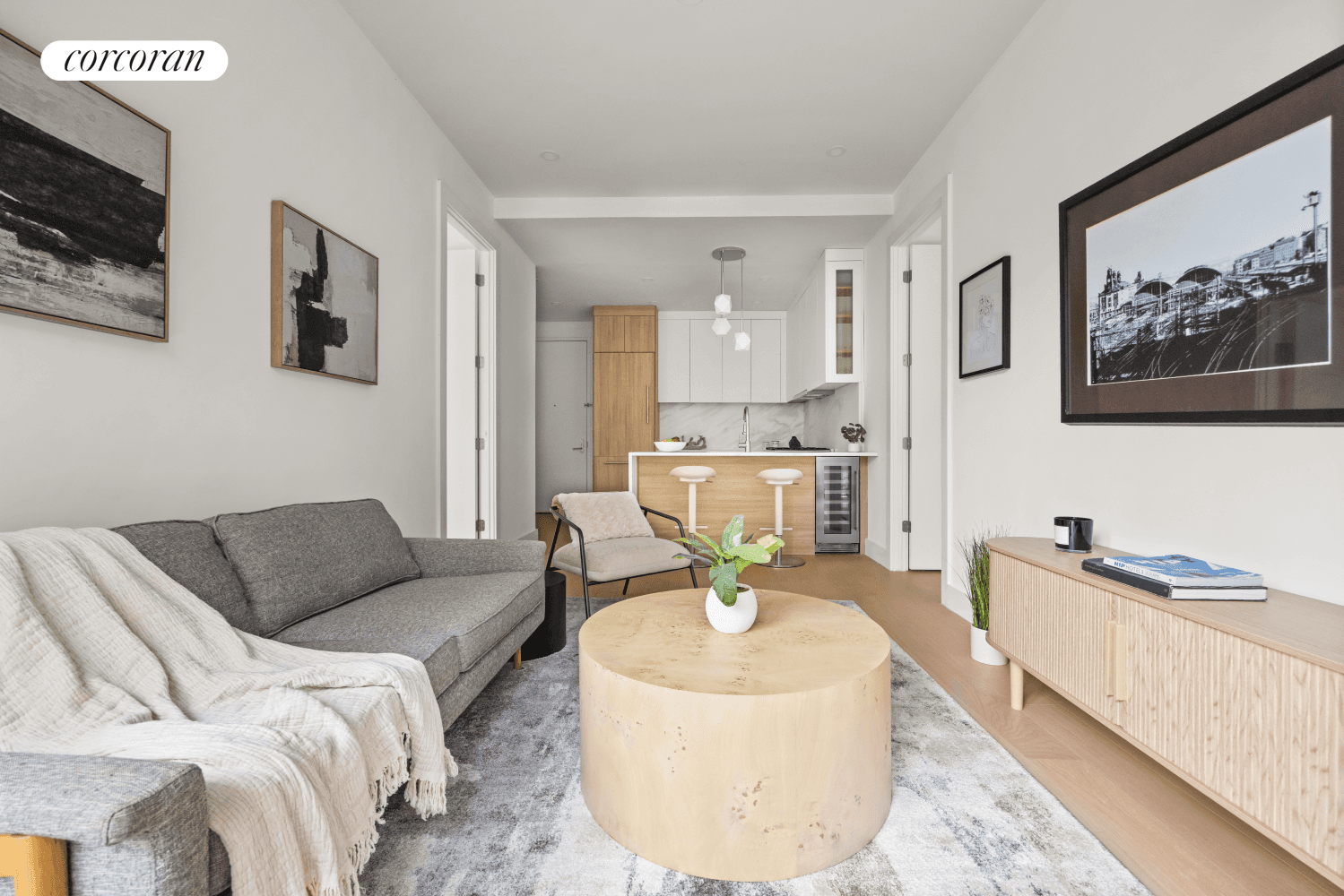 Welcome to Unit 2A at 184 Hawthorne Street, a thoughtfully designed two bedroom, two bathroom home in the heart of Prospect Lefferts Gardens.