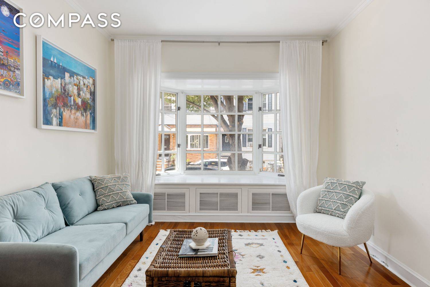 Discover spacious, sun splashed interiors, abundant prewar charm, and a secluded backyard in this renovated legal two family home in the heart of Greenpoint.