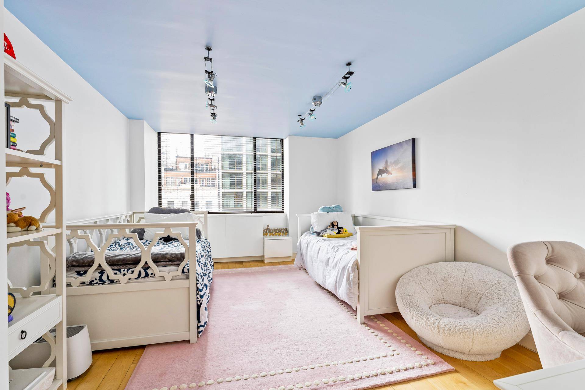 Loft like 3 bedroom, 2. 5 bath home spans an impressive 1, 713 square feet.