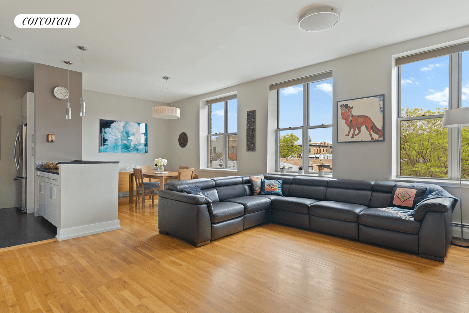 444 12th Street, 4DHere is your chance to lease a handsome loft style condominium with eastern exposures at the Ansonia clock factory in Park Slope.
