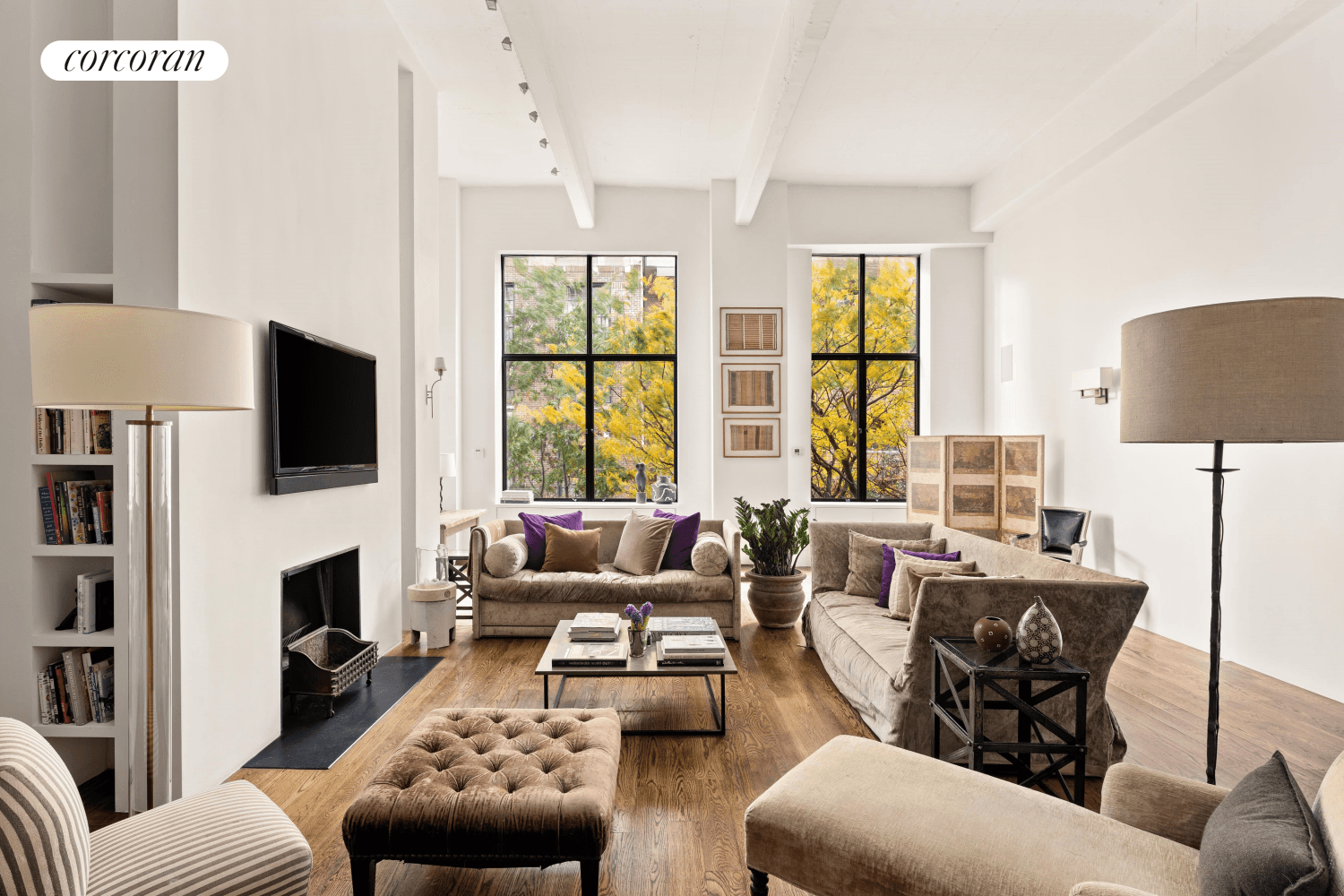 Remarkable 3, 200 sqft duplex loft with endless potential to establish your dream home in the West Village The home's loft design features magnificent 15 foot ceilings, and oversized north ...