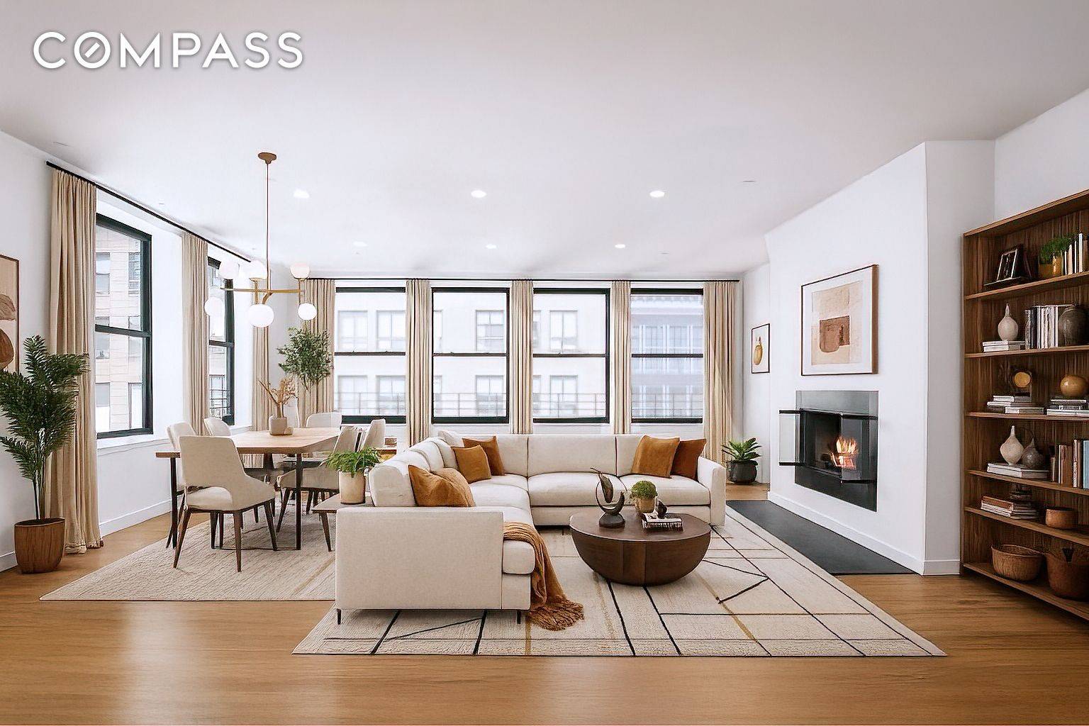 Nestled in the heart of Chelsea on a picturesque, tree lined block, this sprawling full floor loft has just been painstakingly gut renovated.