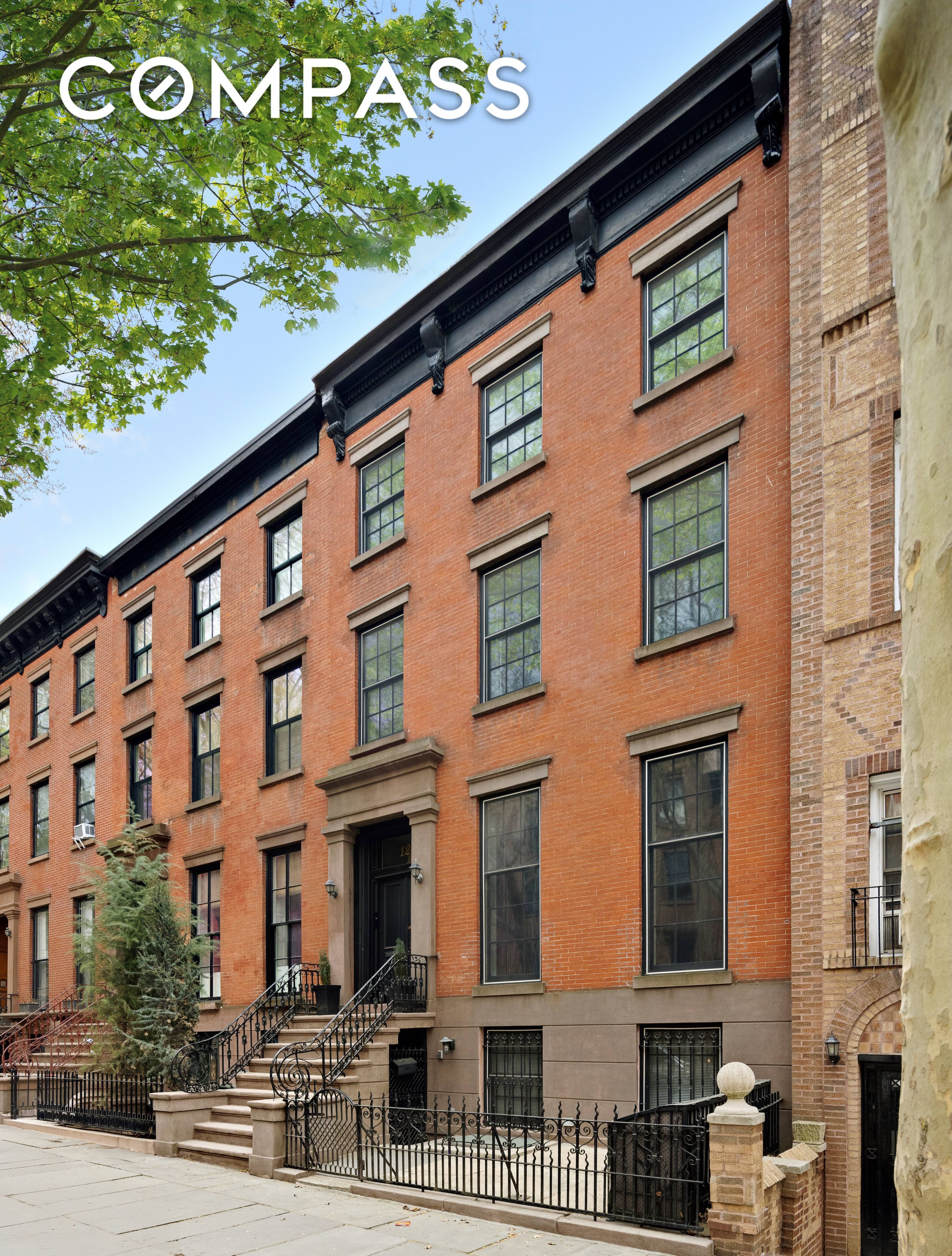 A contemporary behemoth hidden behind a stately, 19th century Greek Revival facade, 126 Pacific Street presents the pinnacle of Brooklyn townhouse living.