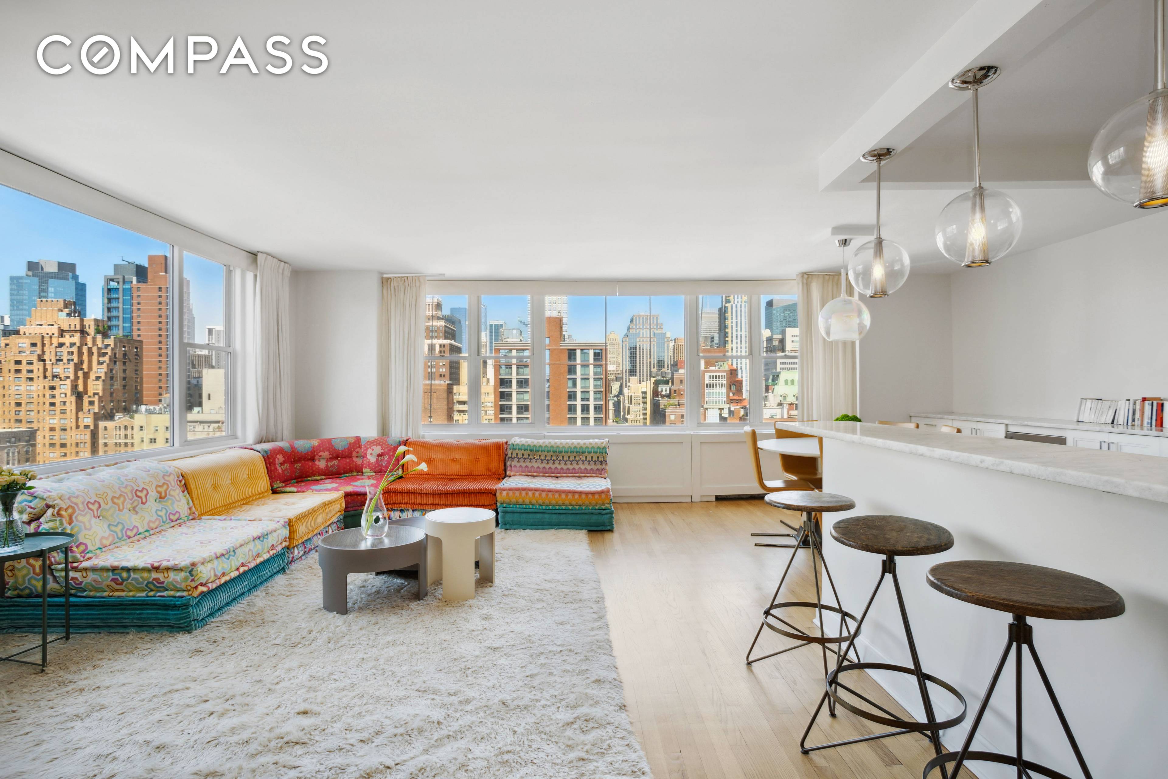 DUPLEX APARTMENT WITH ICONIC NEW YORK CITY VIEWS !