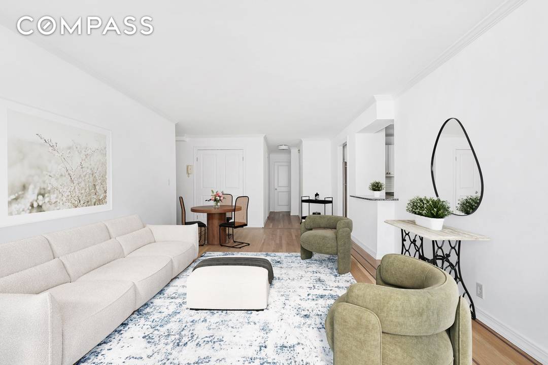 Enjoy sophisticated city living in this spacious and freshly updated two bedroom two bathroom condominium.