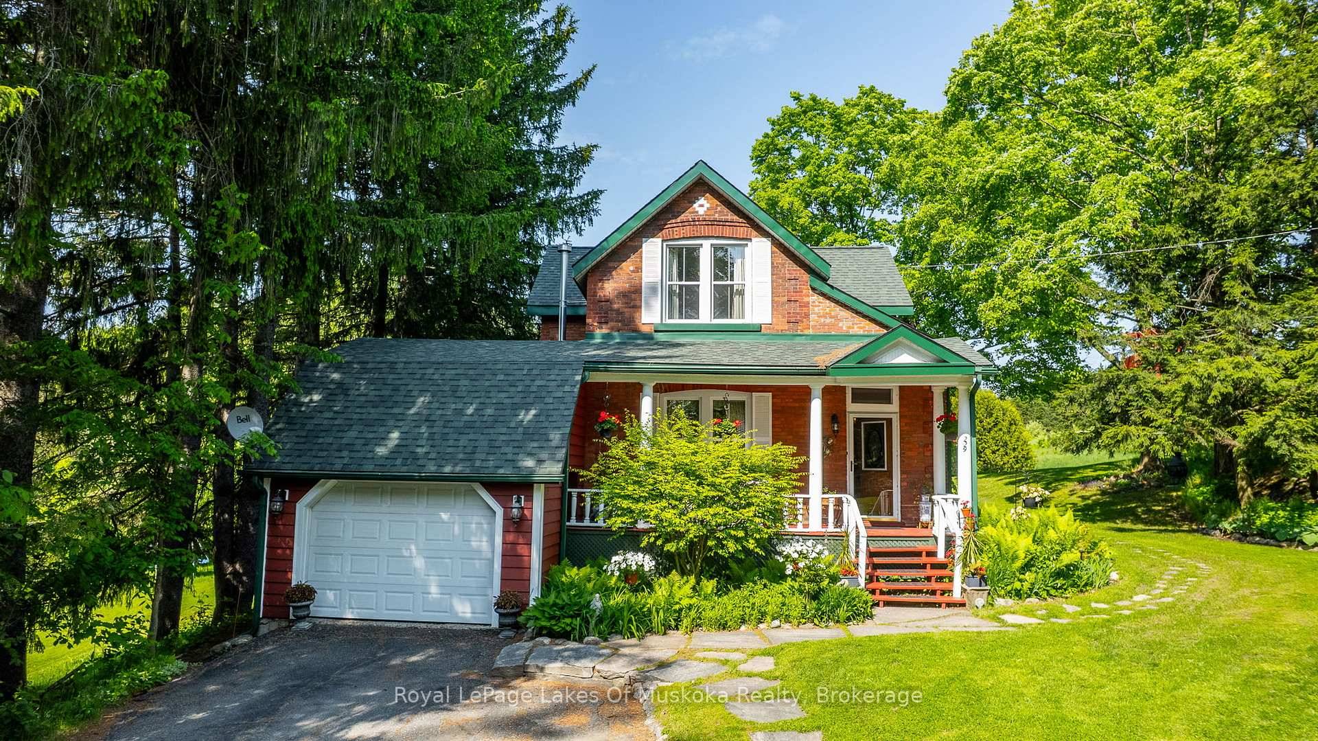 Set on a level 1. 09 acre sprawling lot along Fraserburg Road, this distinguished century home blends architectural detail with modern updates.