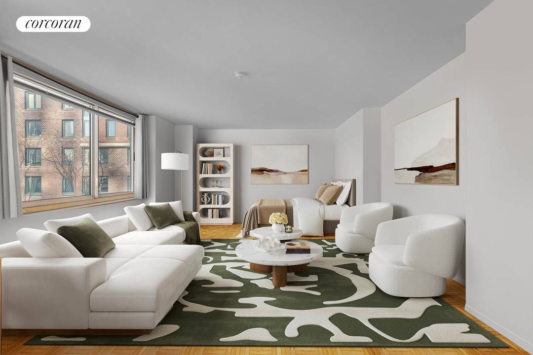 Floor plans speak to this enormous space.