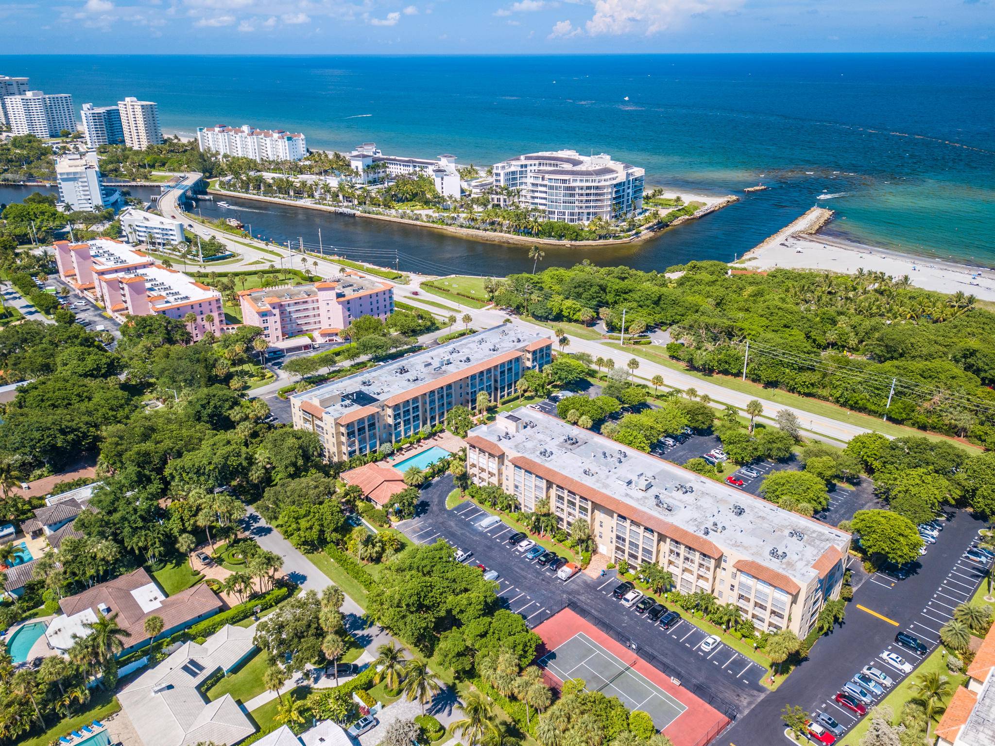 Beautiful, rarely available, 3 bedroom 3 bath condo with 2 ensuite bedrooms directly opposite the beach.
