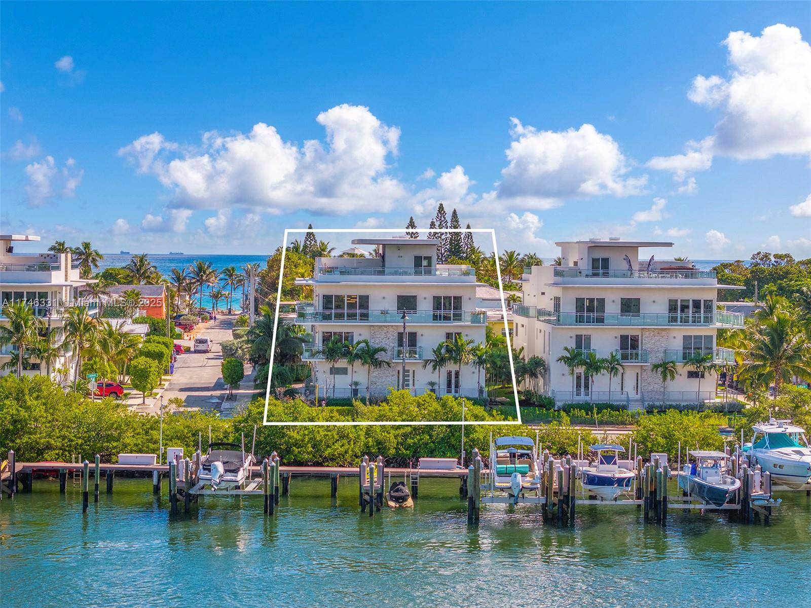 Discover your dream home on the Intracoastal Waterway, just steps from famed Hollywood Beach.