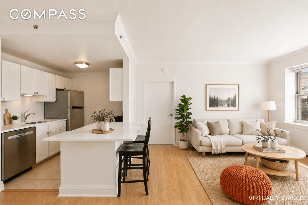 Welcome to this beautifully renovated 2 bedroom, 2 bathroom home with open west facing views and incredible natural light throughout the day.