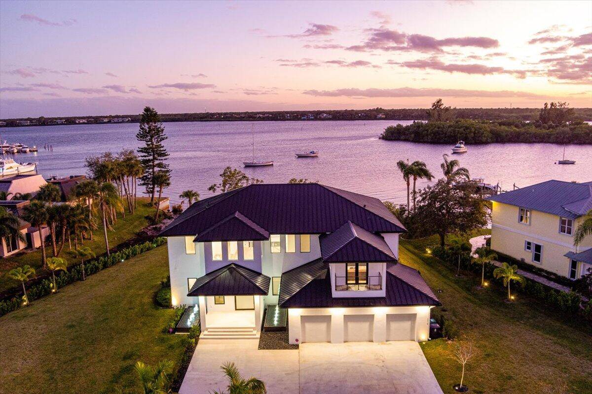 An Absolute Stunning Ocean Access Waterfront Estate sitting on a Sprawling 1.