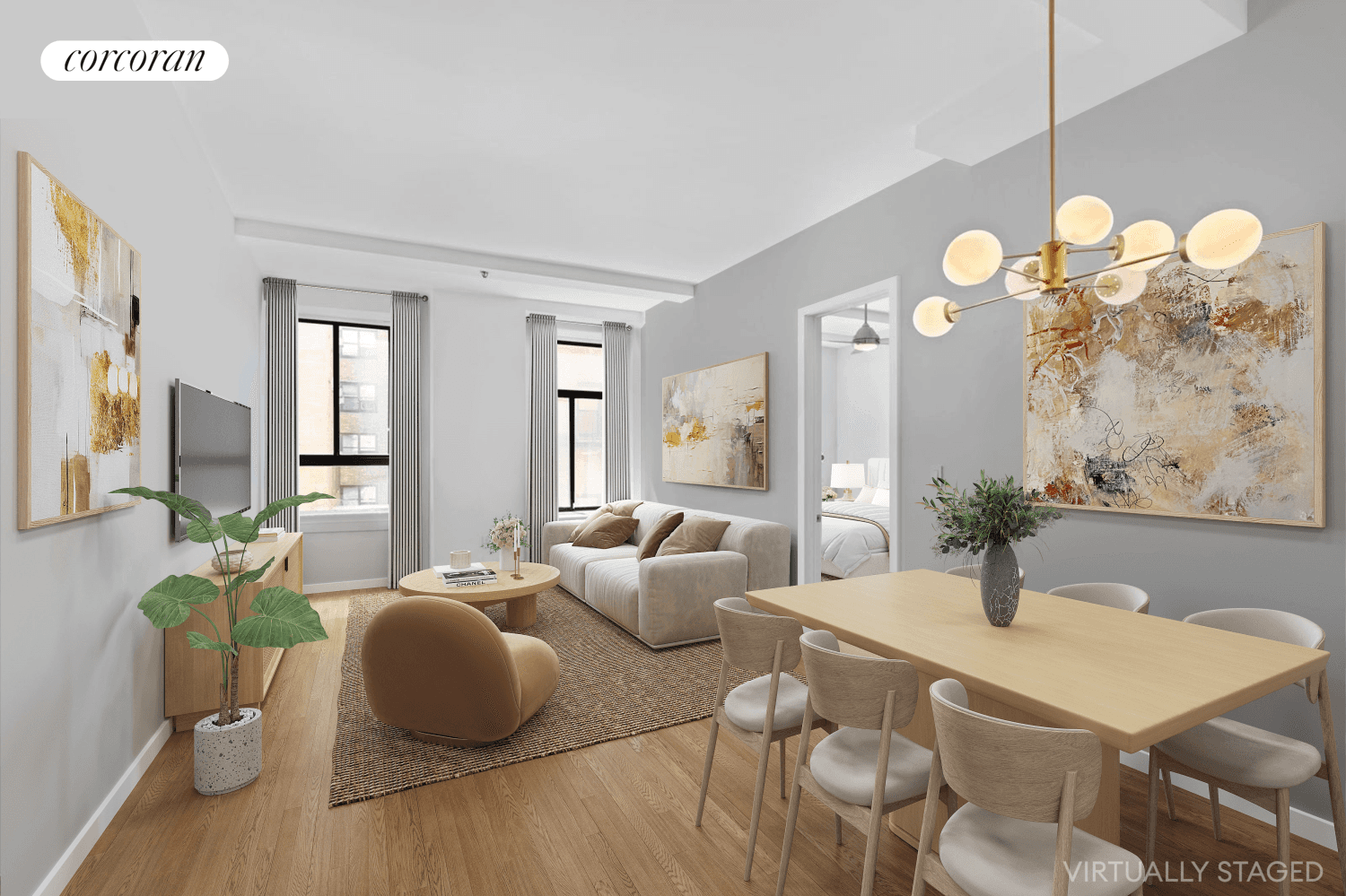 Welcome to 303 Mercer Street, Apartment A406, a quintessential Greenwich Village loft with soaring 10 foot ceilings offering a welcome respite from a bustling city.