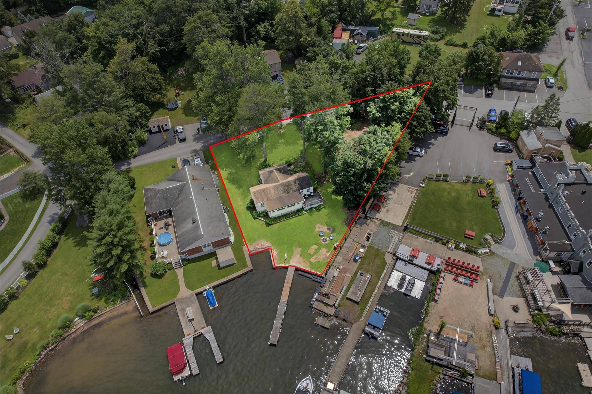 WATERFRONT ! Don't miss this rare chance to own a large waterfront lot on Greenwood Lake.