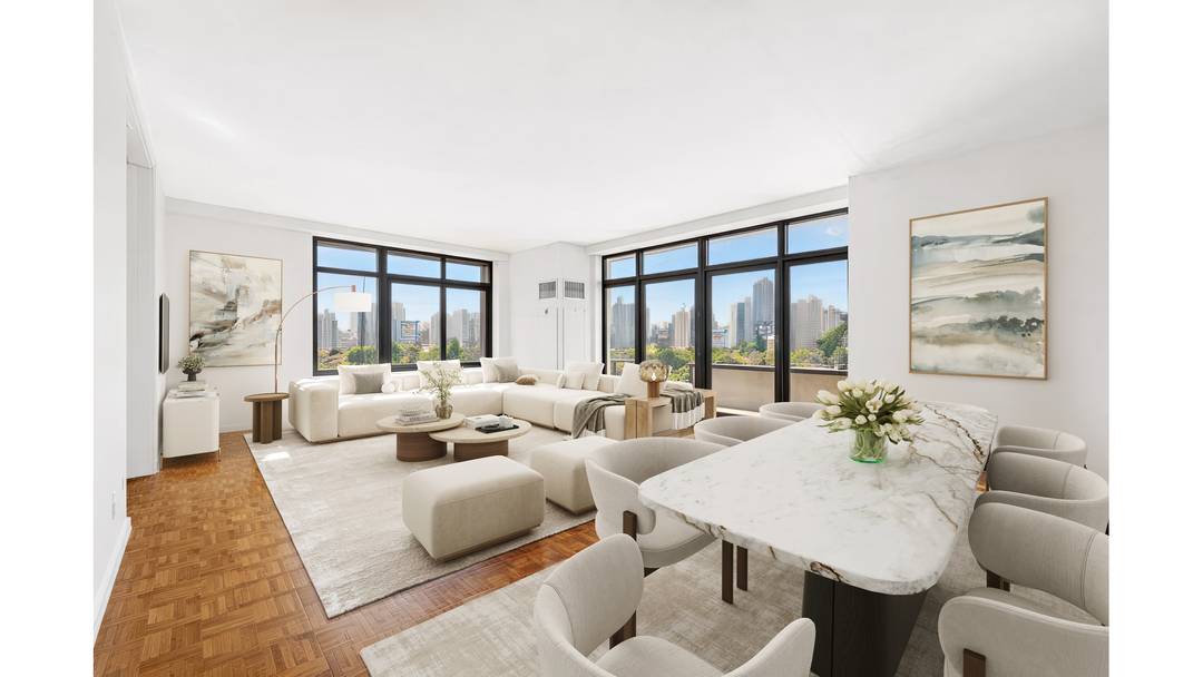 Located at the prestigious 100 United Nations Plaza, this expansive four bedroom, three and a half bathroom residence spanning approximately 2, 139 square feet offers elegant living in one of ...