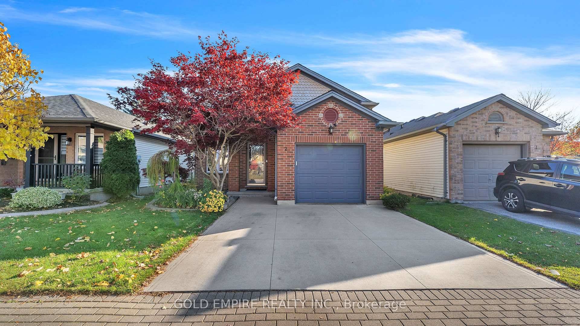 Incredible opportunity to own a charming detached bungalow condominium situated with private front and rear yards in a beautiful, quiet community.