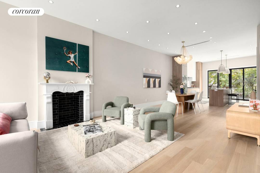 942 Putnam Avenue is a fully reimagined Renaissance Revival brownstone on a gorgeous tree lined block in the heart of Stuyvesant Heights, blending modern design with warm, livable style.