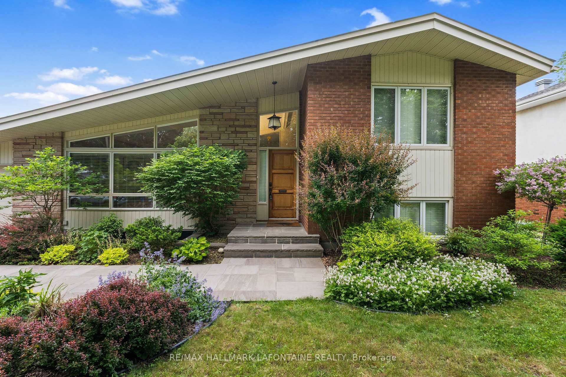 Welcome to this distinctive mid century modern home in beautiful Old Ottawa East.