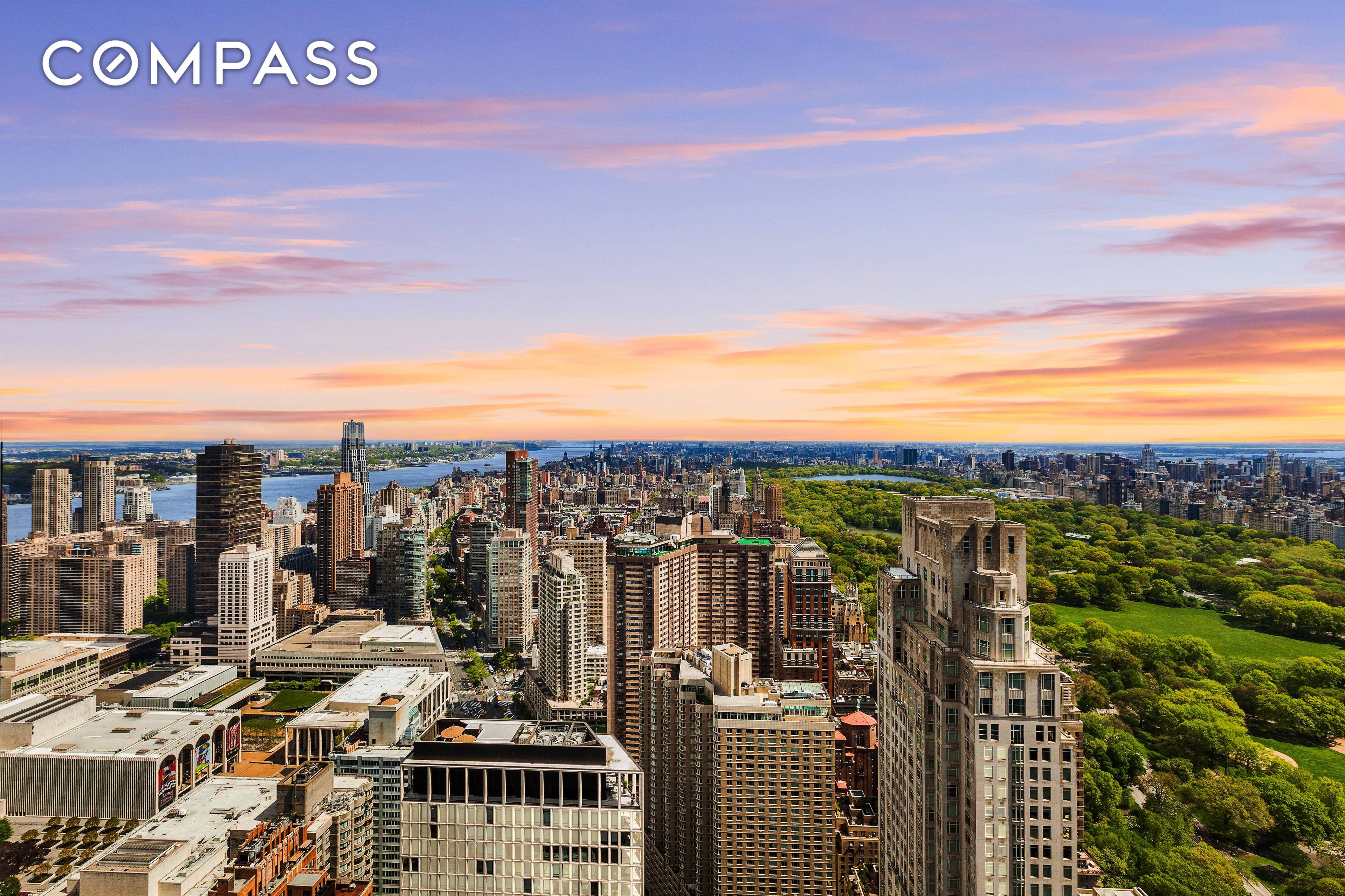 Soaring over the southwestern corner of Central Park, welcome to exceptional Five Star Living atop the Residences of the Mandarin Oriental New York.