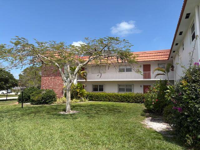 What a location. Ground floor furnished corner unit across from the clubhouse pool.
