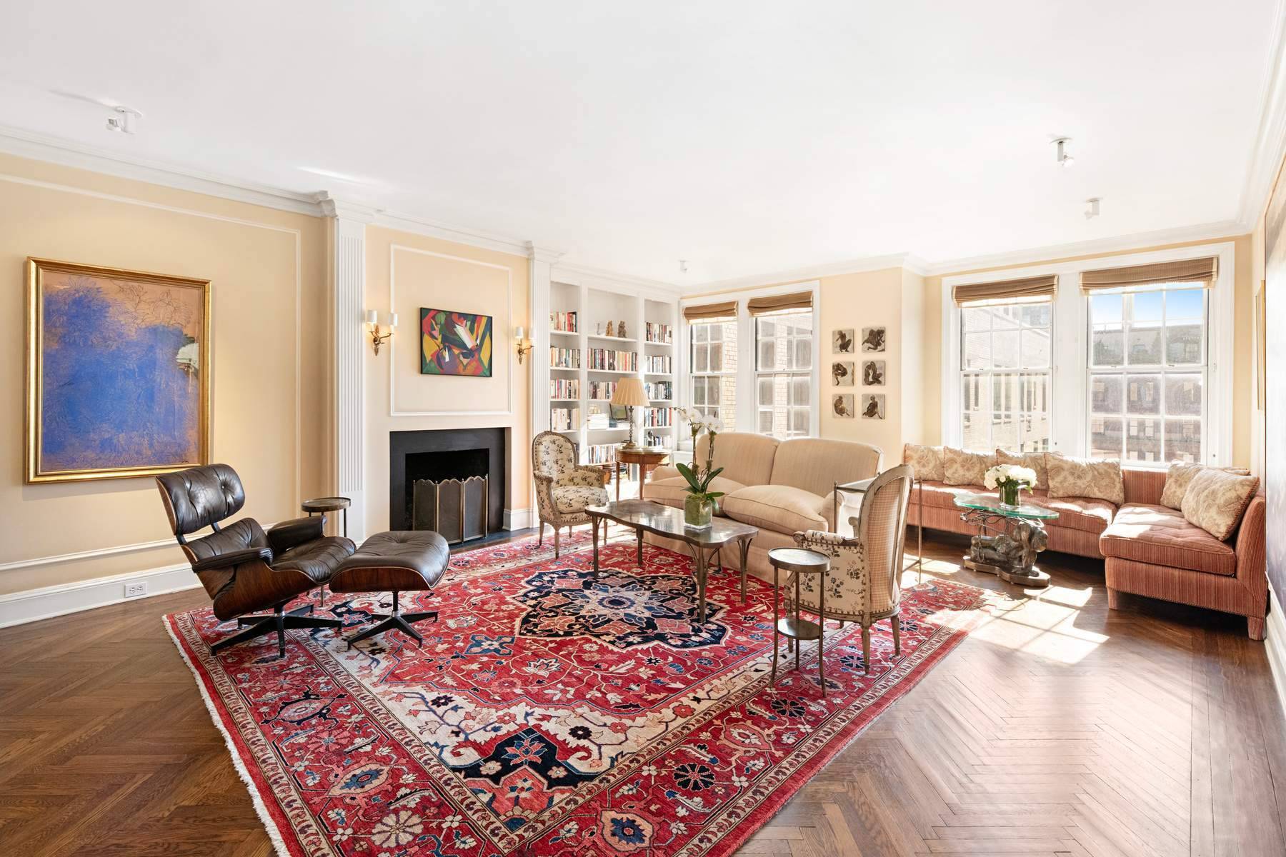 Superb Duplex Terraced Penthouse on Park Avenue Perfectly situated on the 16th 17th floor of one of the most desirable prewar cooperatives in Carnegie Hill, this 4 bedroom 4 bathroom ...
