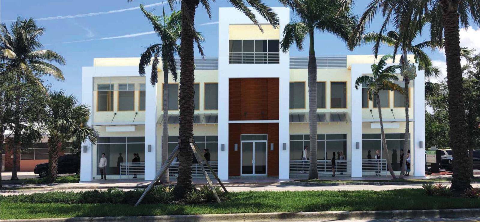 Modern updated office suite encompassing the entire 3rd floor with elevator, private full bathroom, kitchenette, and private balcony.