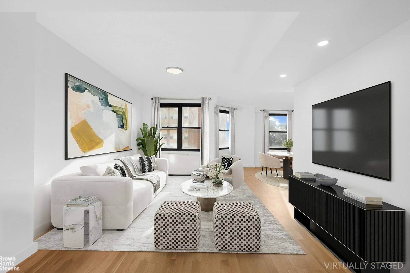 Gut Renovated Convertible 2BR Sponsor Sale NO BOARD APPROVAL REQUIRED Bring your Sunglasses to this Brand New to Market, Gut Renovated, Junior Four, Convertible 2BR, Sponsor residence !