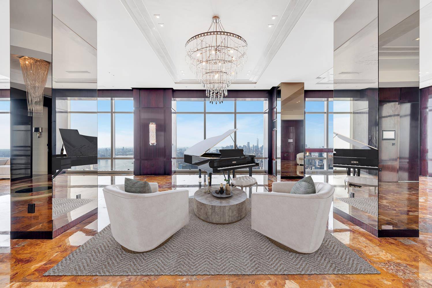 Experience penthouse living surrounded by 5, 400 square feet of iconic views.