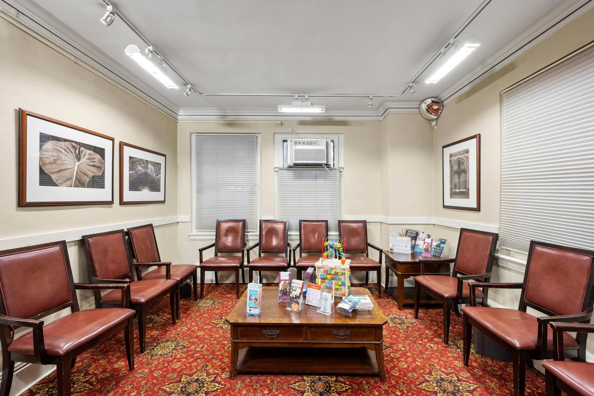 Large highly sought after Corner Office at 1035 Park Avenue at 86th Street facing directly on Park Avenue and East 86th Street in excellent condition.