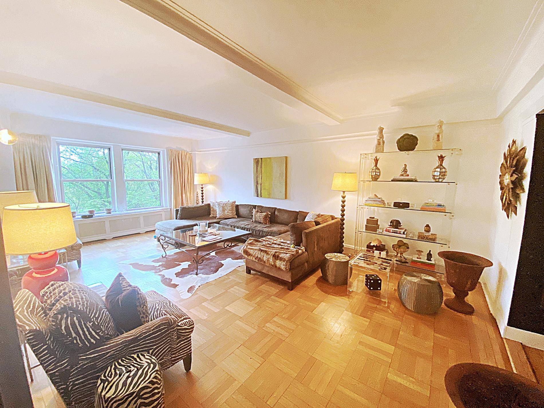 Apartment 6H is magnificent and spacious with direct views of Central Park !